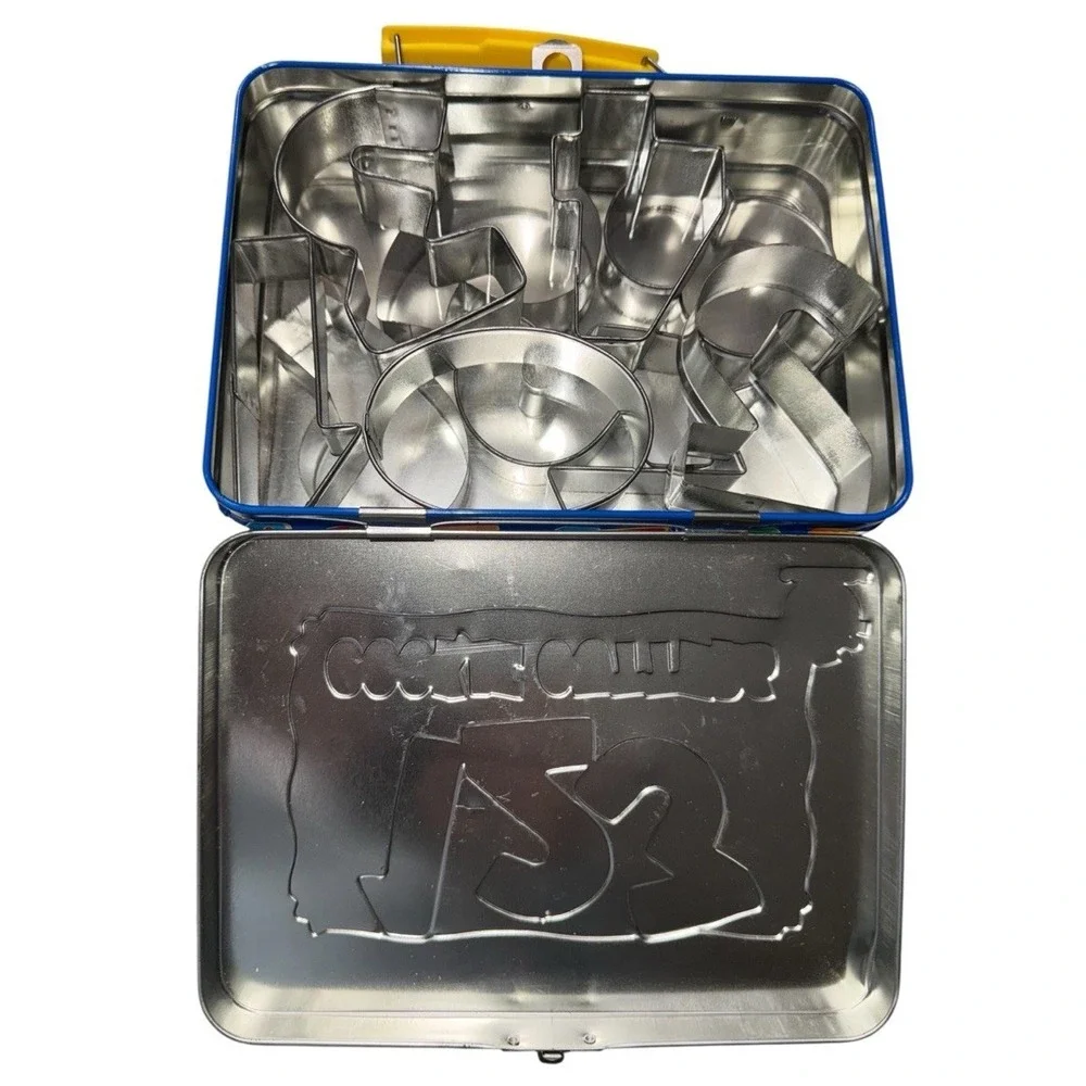 Williams‑Sonoma Number Cookie Cutter Set — Complete Tin, 10 Cutters, 3